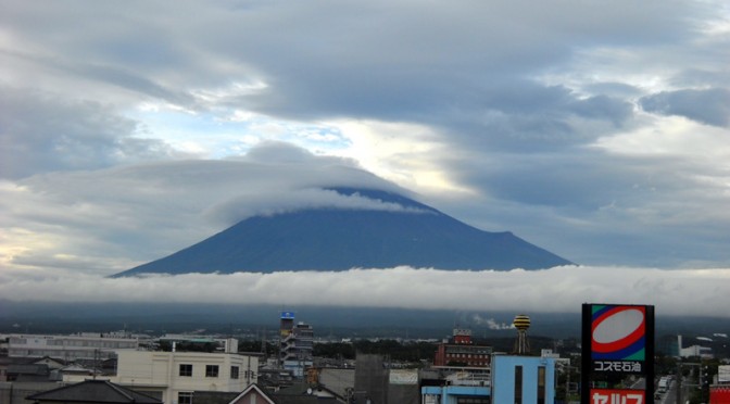 【2014年8月4日　今日の富士山】