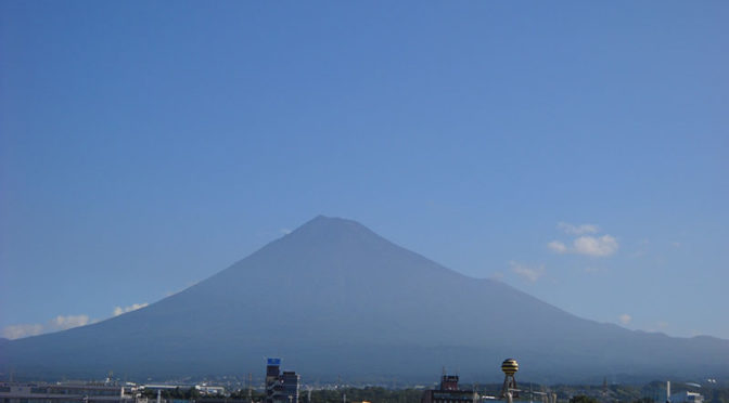 【2018年7月30日　今日の富士山】