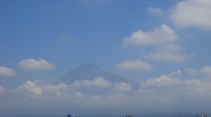 【2018年8月27日　今日の富士山】