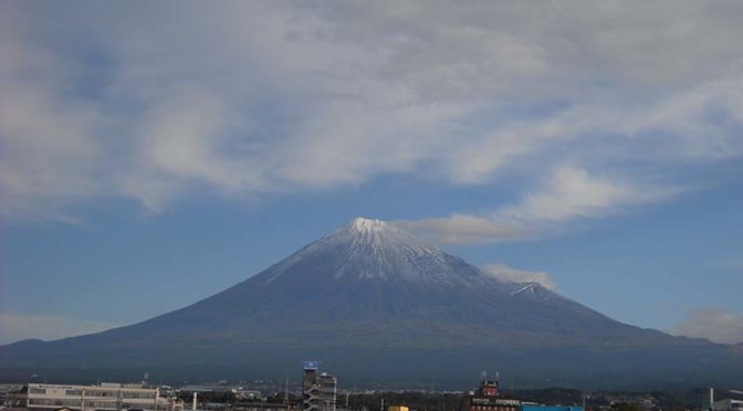 【2018年10月23日　今日の富士山】