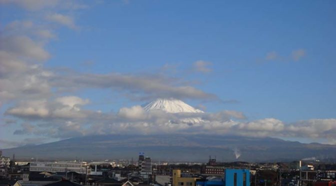 【2018年12月25日　今日の富士山】
