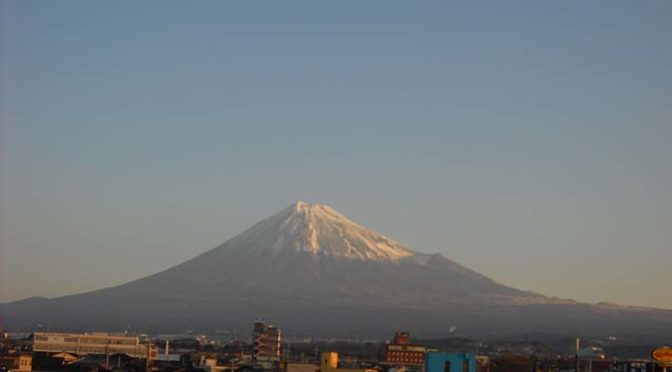 【2019年1月16日　今日の富士山】