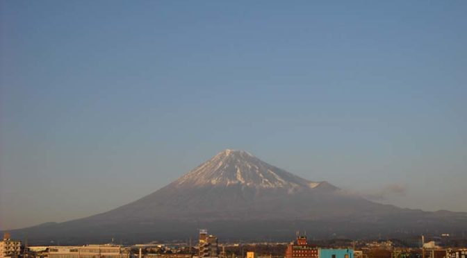 【2019年1月23日　今日の富士山】