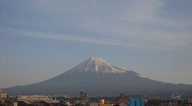 【2019年2月7日　今日の富士山】