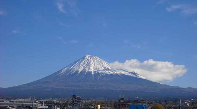 【2019年4月1日　今日の富士山】