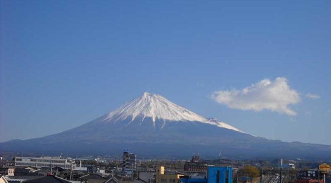 【2019年4月3日　今日の富士山】