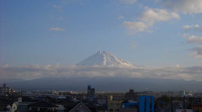 【2019年4月4日　今日の富士山】