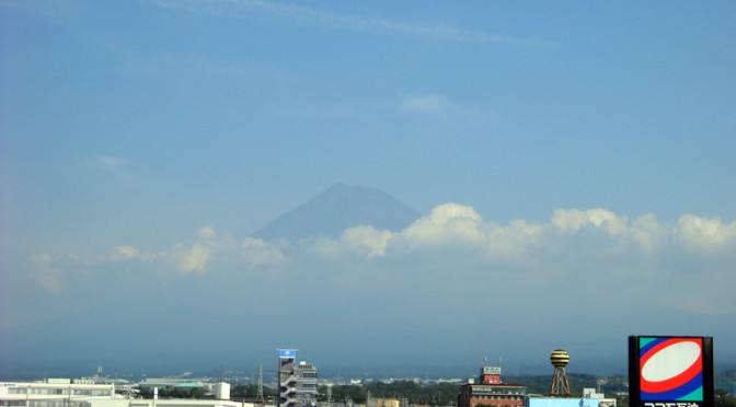 【2014年9月23日　今日の富士山】