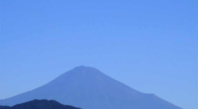 【2014年9月27日　今日の富士山】