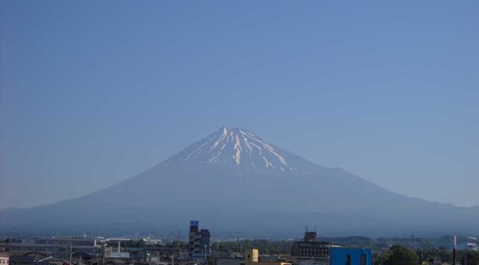 【2019年5月25日　今日の富士山】