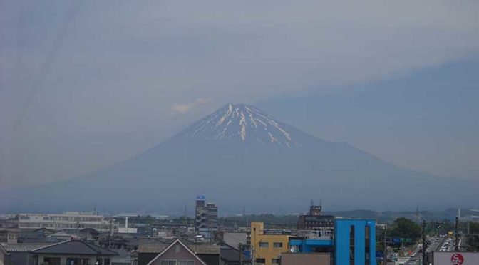 【2019年5月27日　今日の富士山】