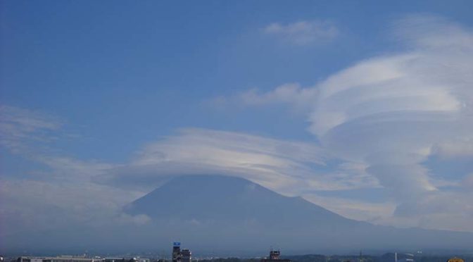 【2019年9月1日　今日の富士山】