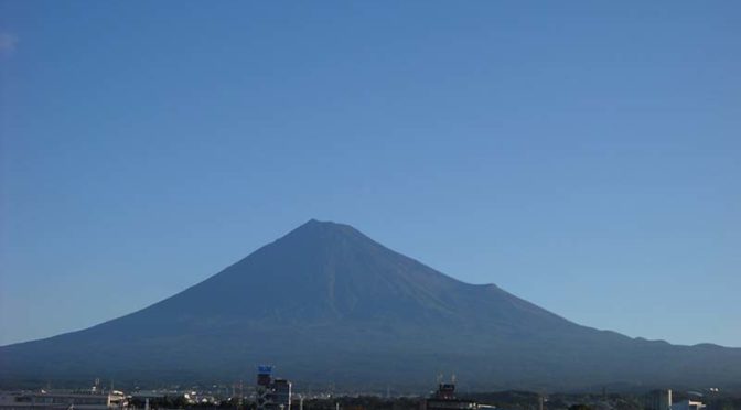 【2019年9月8日　今日の富士山】