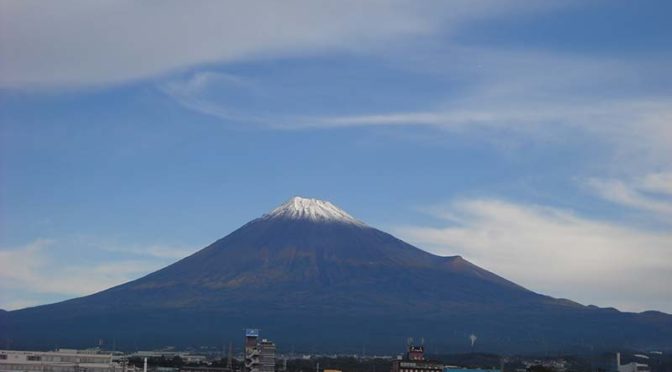 【2019年10月26日　今日の富士山】