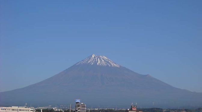 【2019年11月1日　今日の富士山】