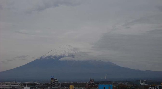 【2019年12月7日　今日の富士山】