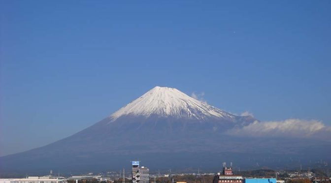【2019年12月12日　今日の富士山】