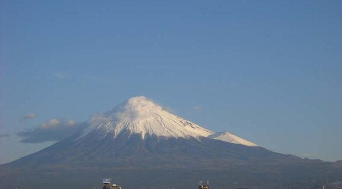 【2019年12月20日　今日の富士山】